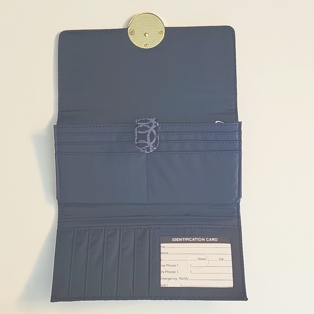 TWO FOR ONE! TIME & TRU Clutch Organizer + Bifold Wallet | Both NWT - Picture 6 of 13